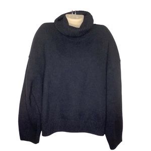 NWT H&M Black Cowl Neck Sweater